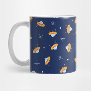 UFOs Pattern Design Mug